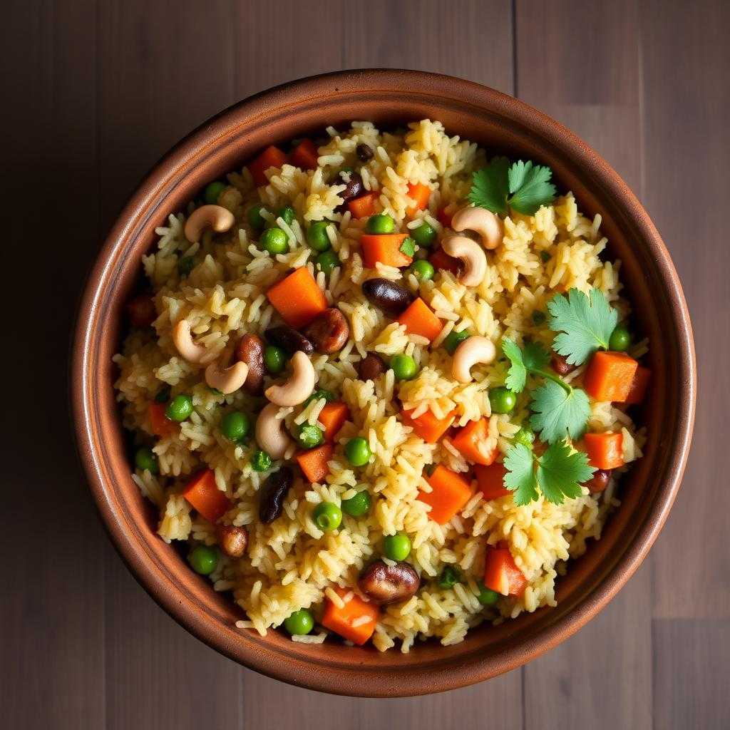 Halal Indian Style Vegetable Pulao (Easy Weeknight)