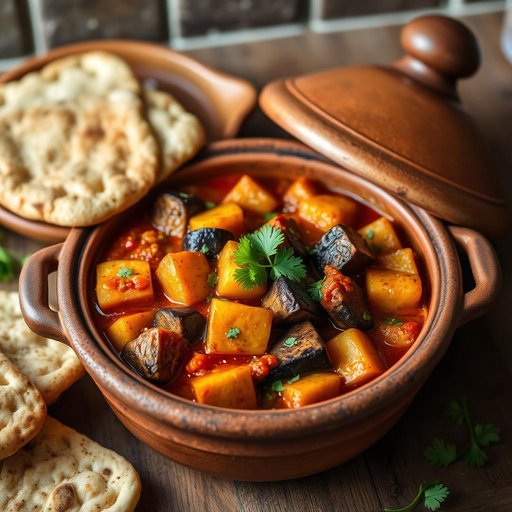 Halal Eggplant and Potato Stew (Palestinian Style)