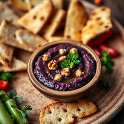 Halal Smoky Eggplant and Walnut Dip