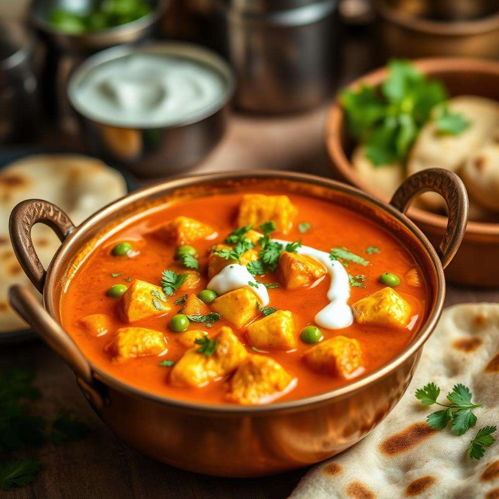 Halal Paneer and Pea Curry (Matar Paneer) Healthy