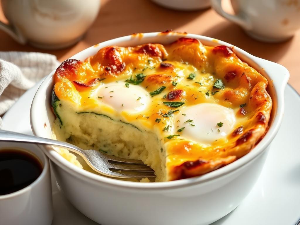 Halal Zucchini and Egg Bake (Healthy Breakfast)