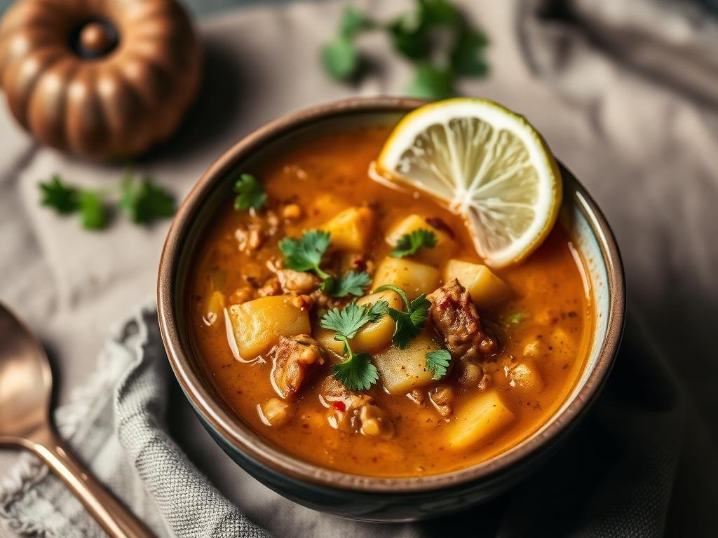 Halal Potato and Lentil Soup (Moroccan Style)