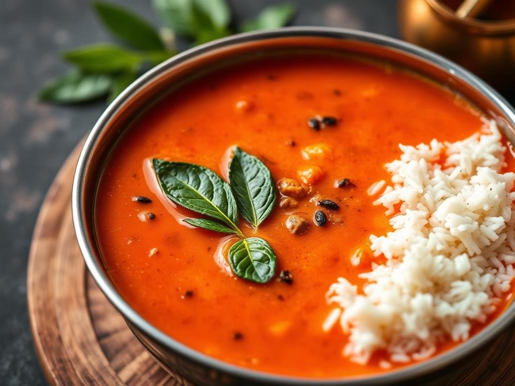 Halal Indian Style Tomato Rasam (South Indian Soup)