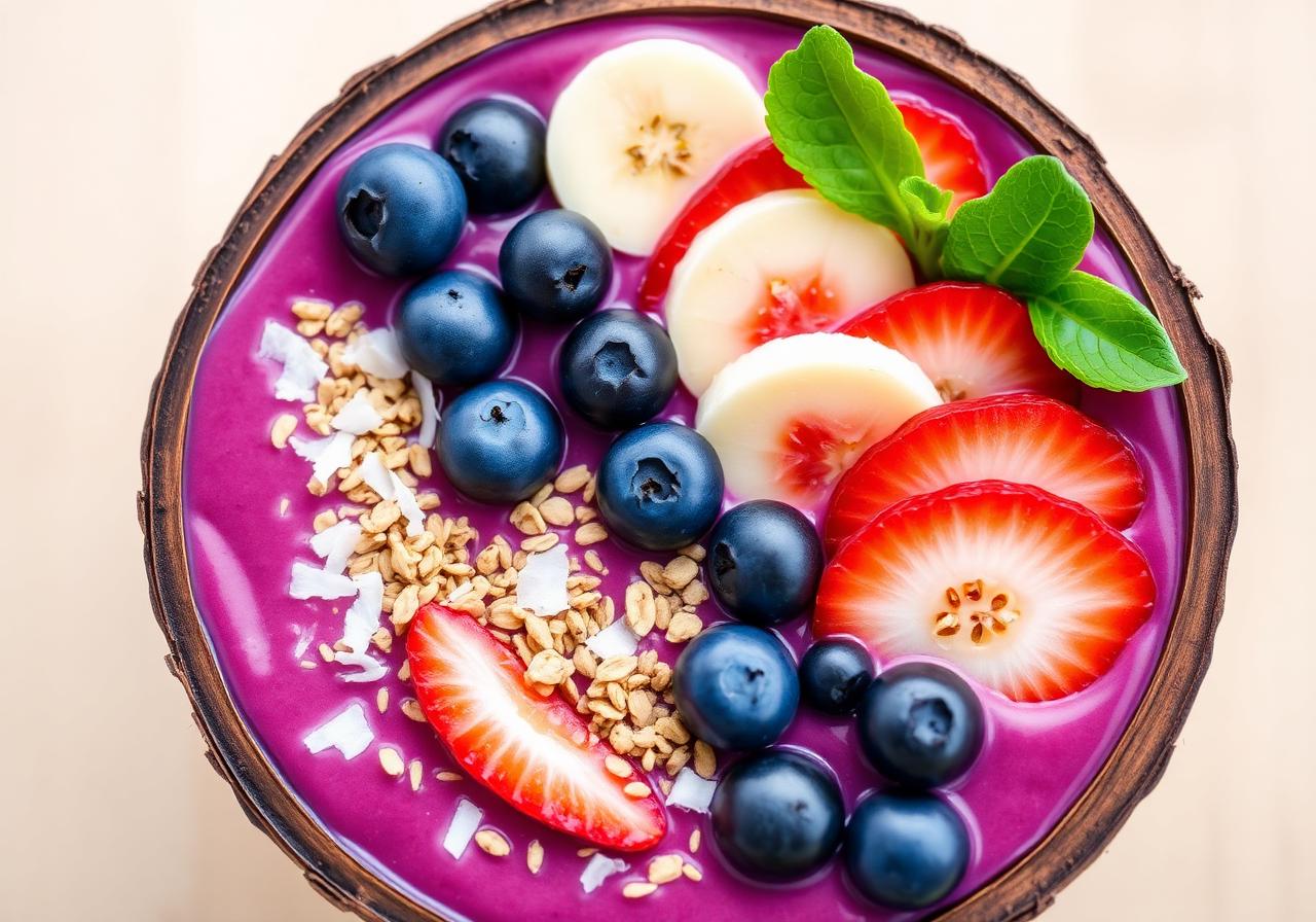 Halal Acai Bowl Recipe Healthy Homemade