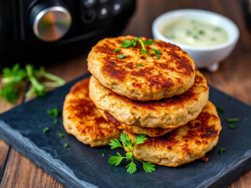 Halal Air Fryer Breakfast Chicken Sausage Patties Recipe