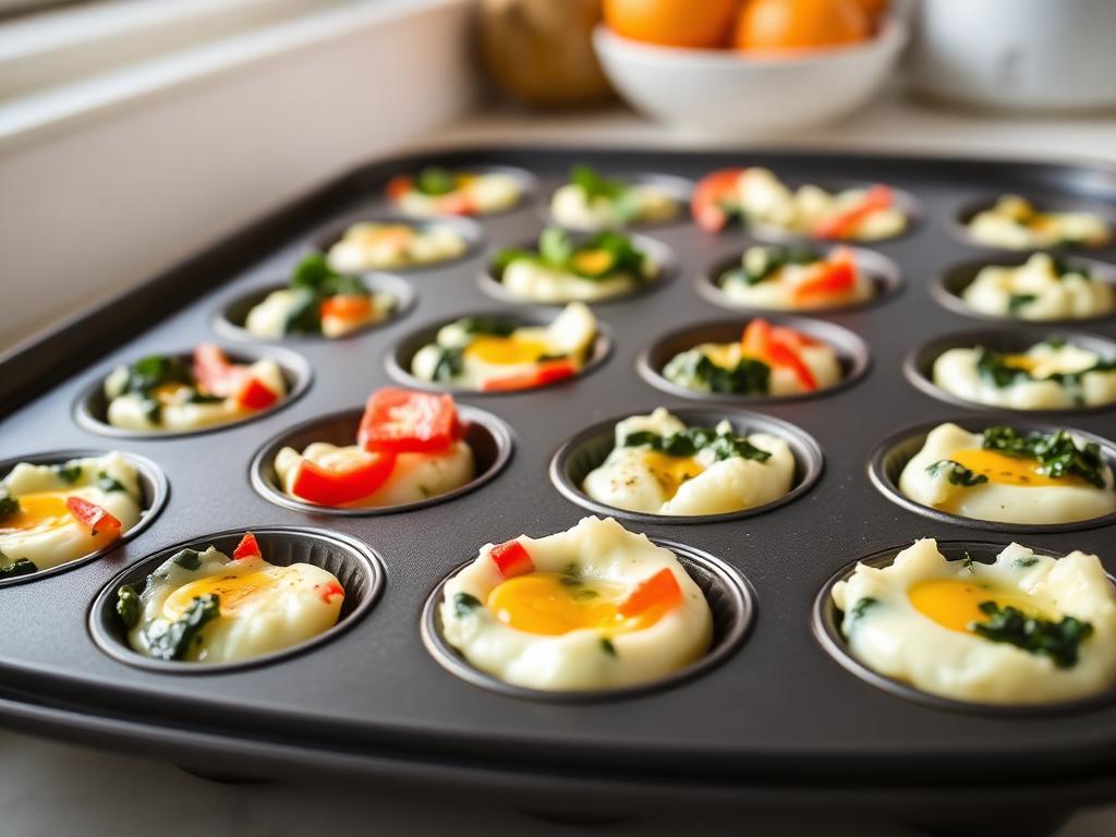 Halal Air Fryer Breakfast Egg White Bites Recipe