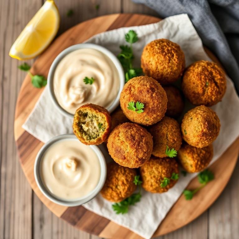 Halal Air Fryer Falafel (Crispy Without Deep Frying)