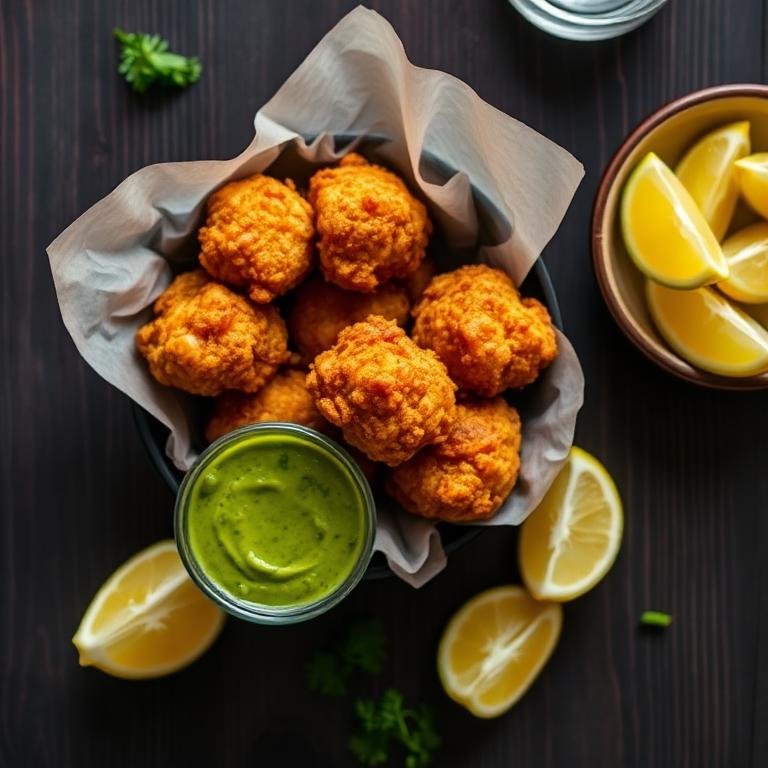 Halal Air Fryer Indian Pakora (Onion Batter Fried)