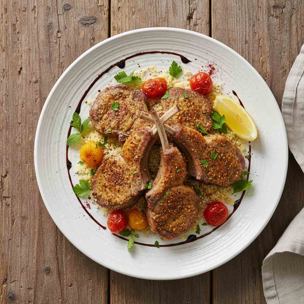 Halal Air Fryer Lamb Chops Recipe