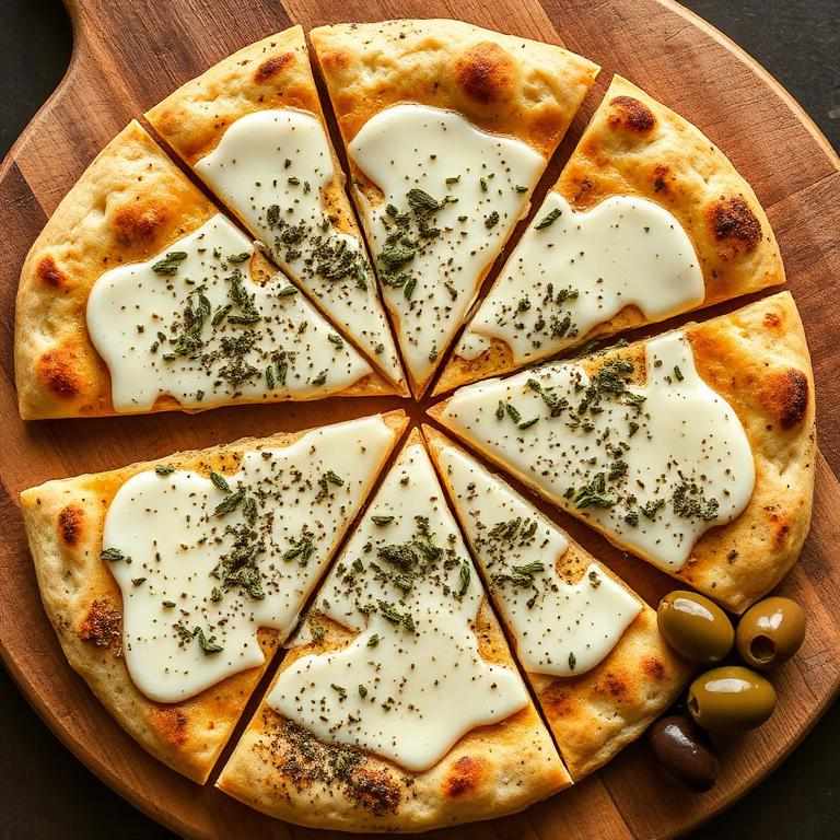 Halal Air Fryer Lebanese Cheese Manakish (Za'atar)