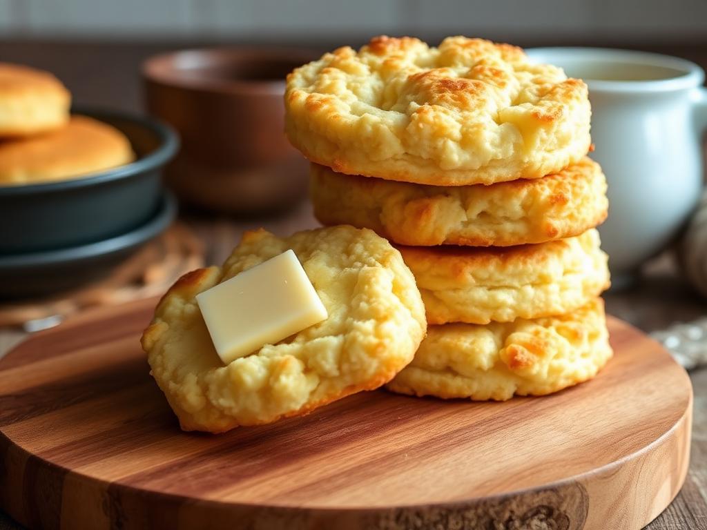 Halal Air Fryer Low Carb Breakfast Biscuits Recipe