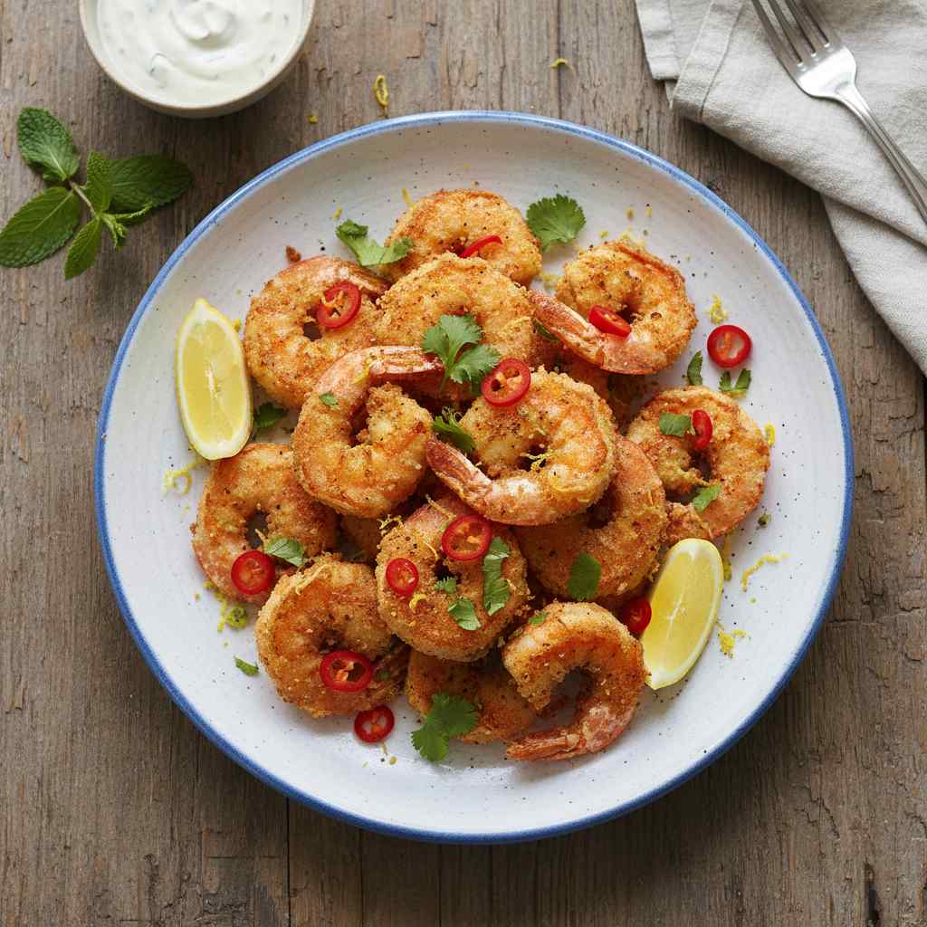 Halal Air Fryer Shrimp Recipe Healthy