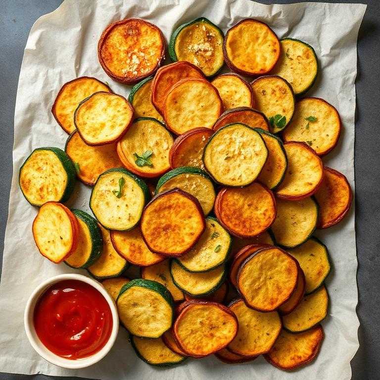 Halal Air Fryer Zucchini Chips (Low Carb Healthy)