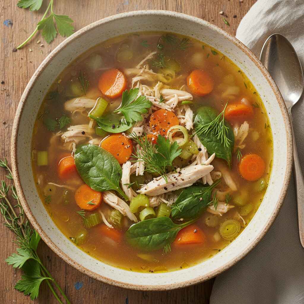 Halal Anti Inflammatory Chicken Bone Broth Soup