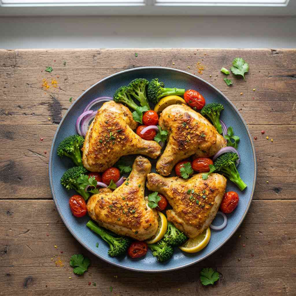Halal Anti Inflammatory Turmeric Baked Chicken