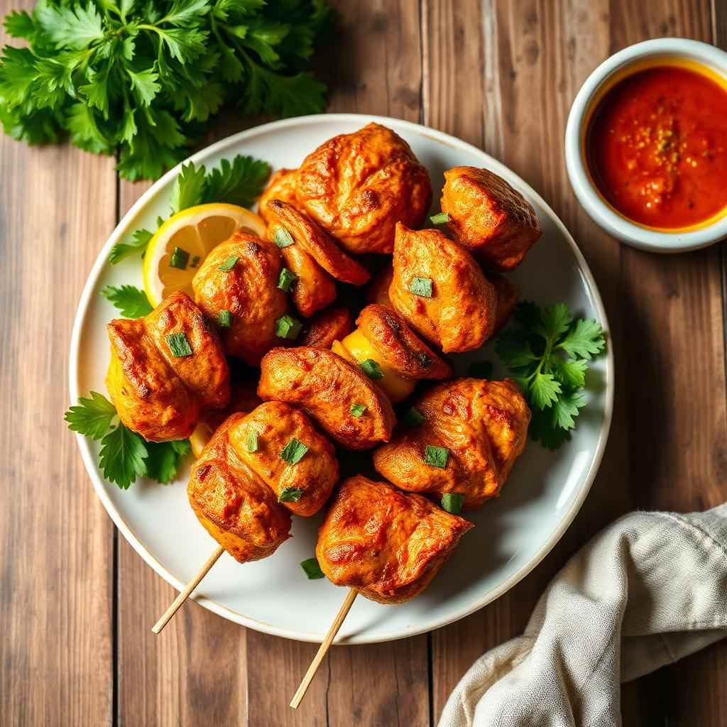 Halal Anti Inflammatory Turmeric Chicken Skewers Recipe