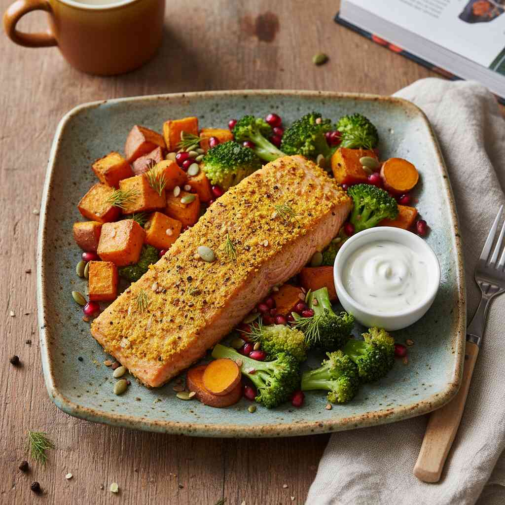 Halal Anti Inflammatory Turmeric Salmon