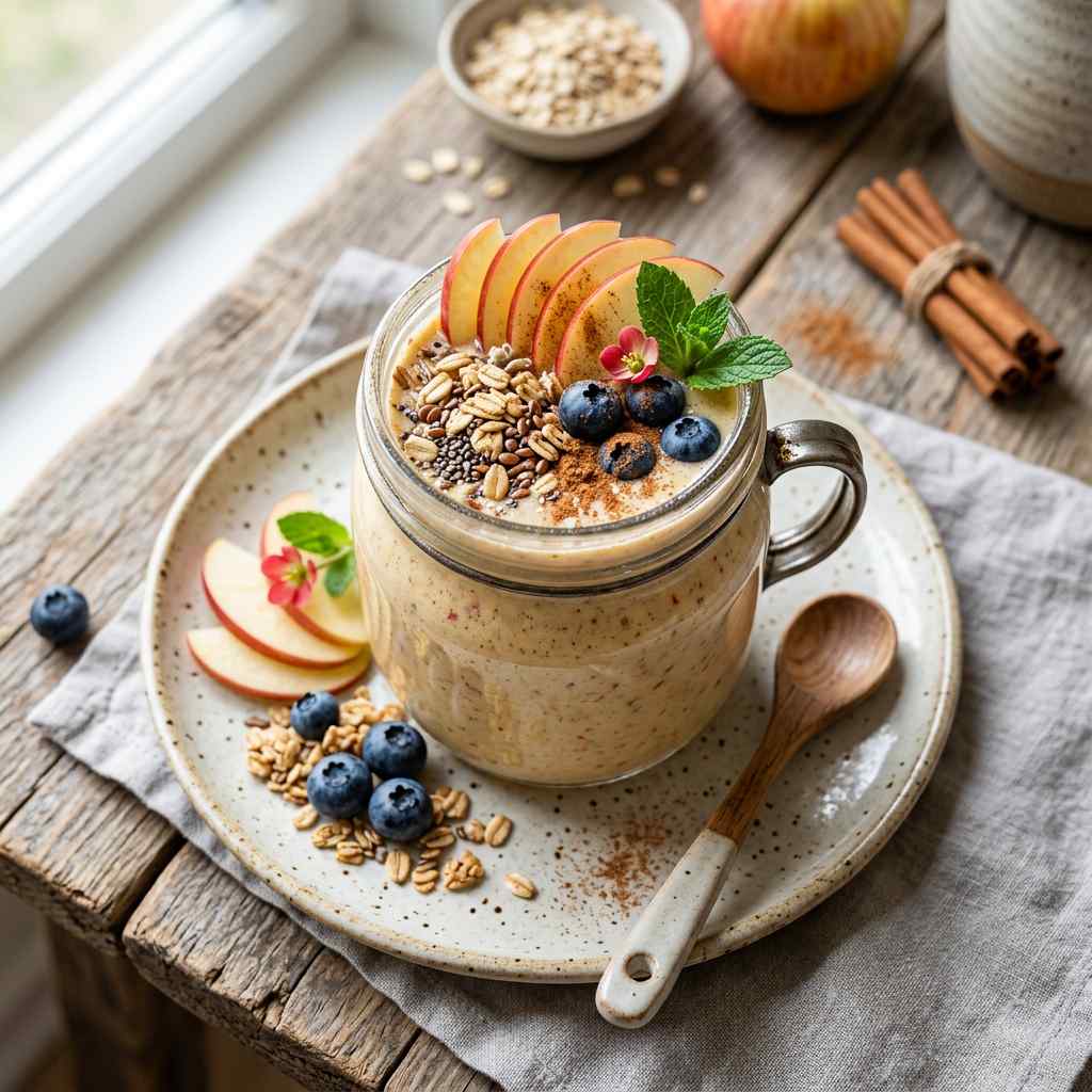 Halal Apple Cinnamon Breakfast Smoothie