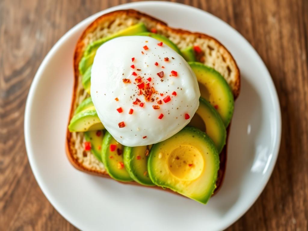 Halal Avocado Egg Toast Recipe Healthy