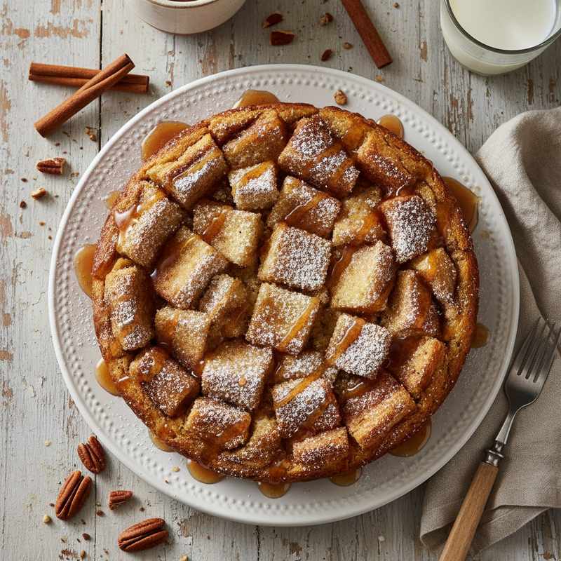 Halal Baked Cinnamon Toast Breakfast Bake Recipe Healthy Recipe