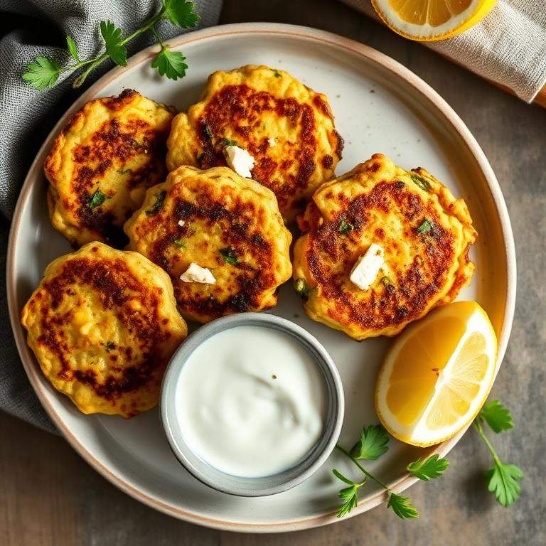 Halal Baked Courgette Fritters (Healthy Mediterranean)