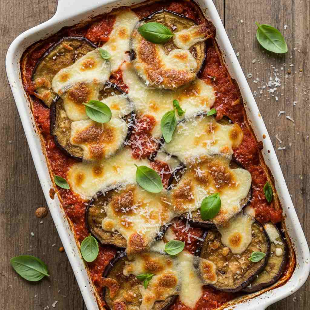Halal Baked Eggplant Parmesan Recipe Healthy