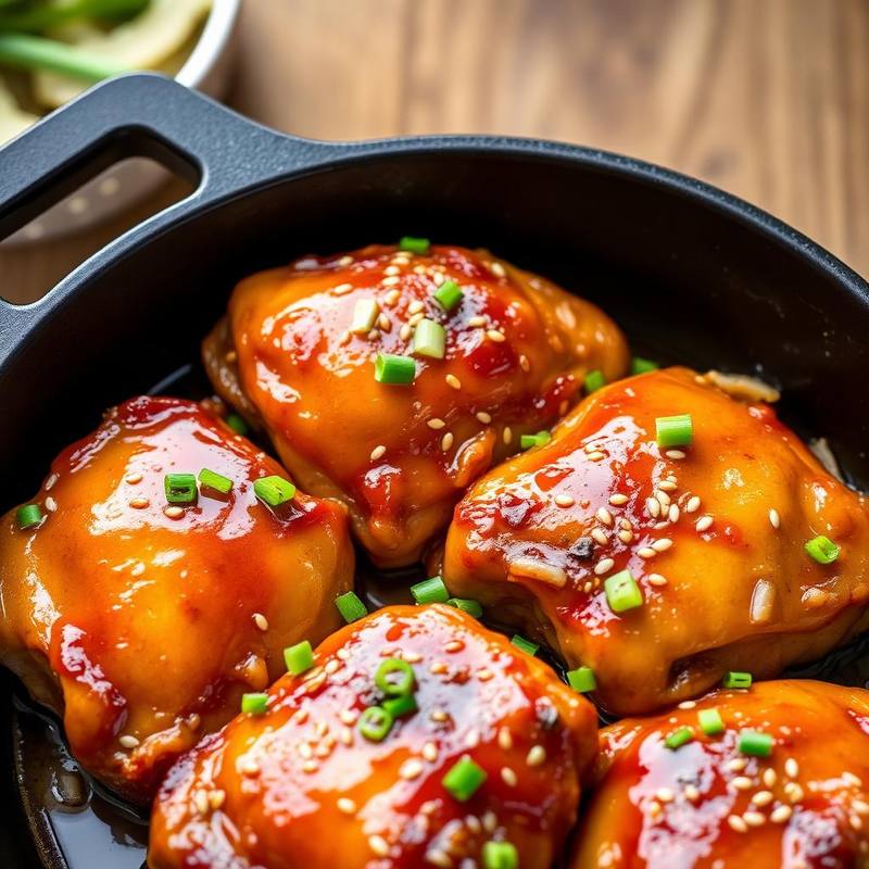 Halal Baked Honey Garlic Chicken Recipe