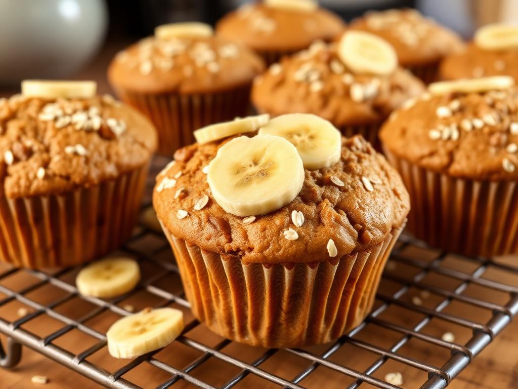 Halal Banana Oat Muffins Recipe Healthy