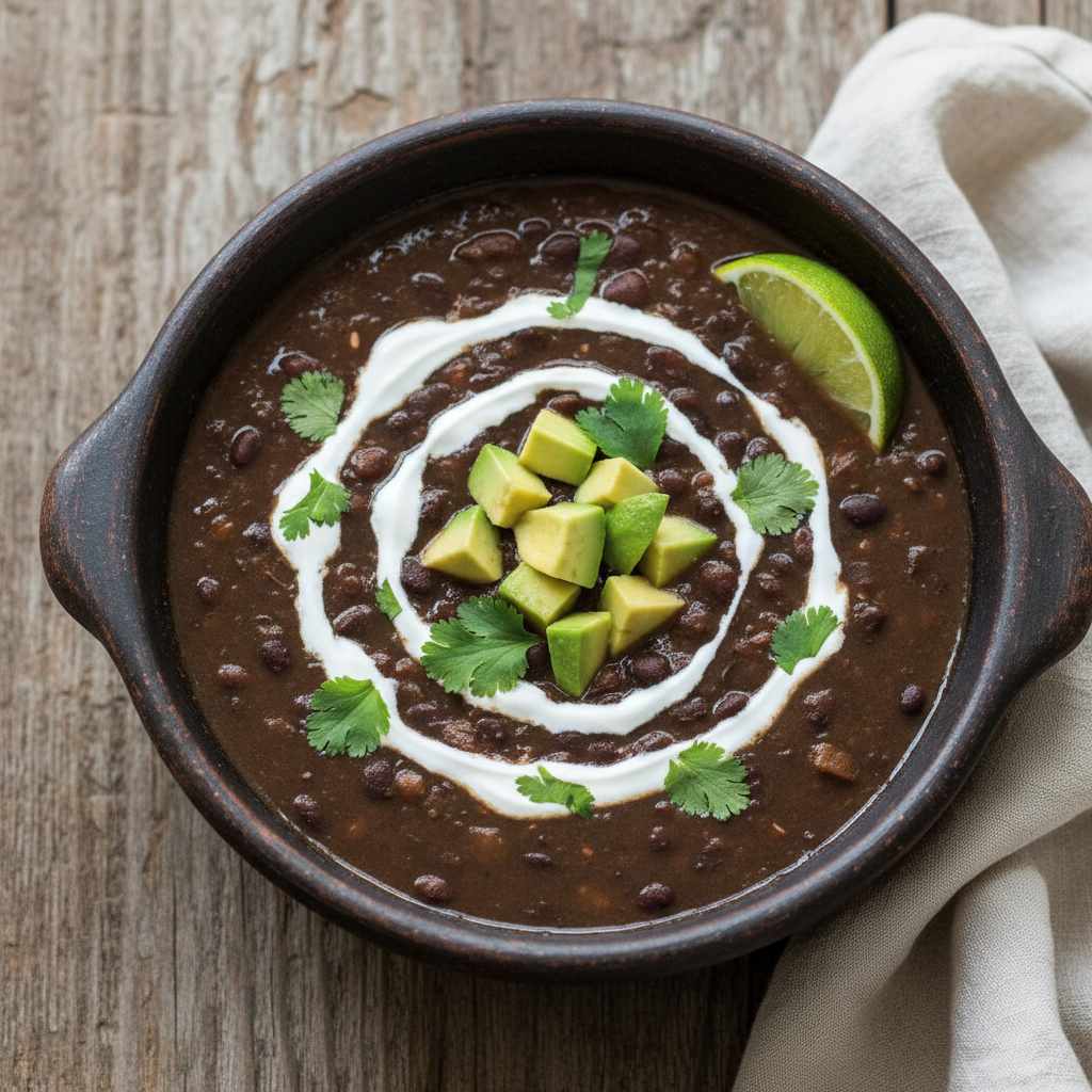 Halal Black Bean Soup Recipe Healthy