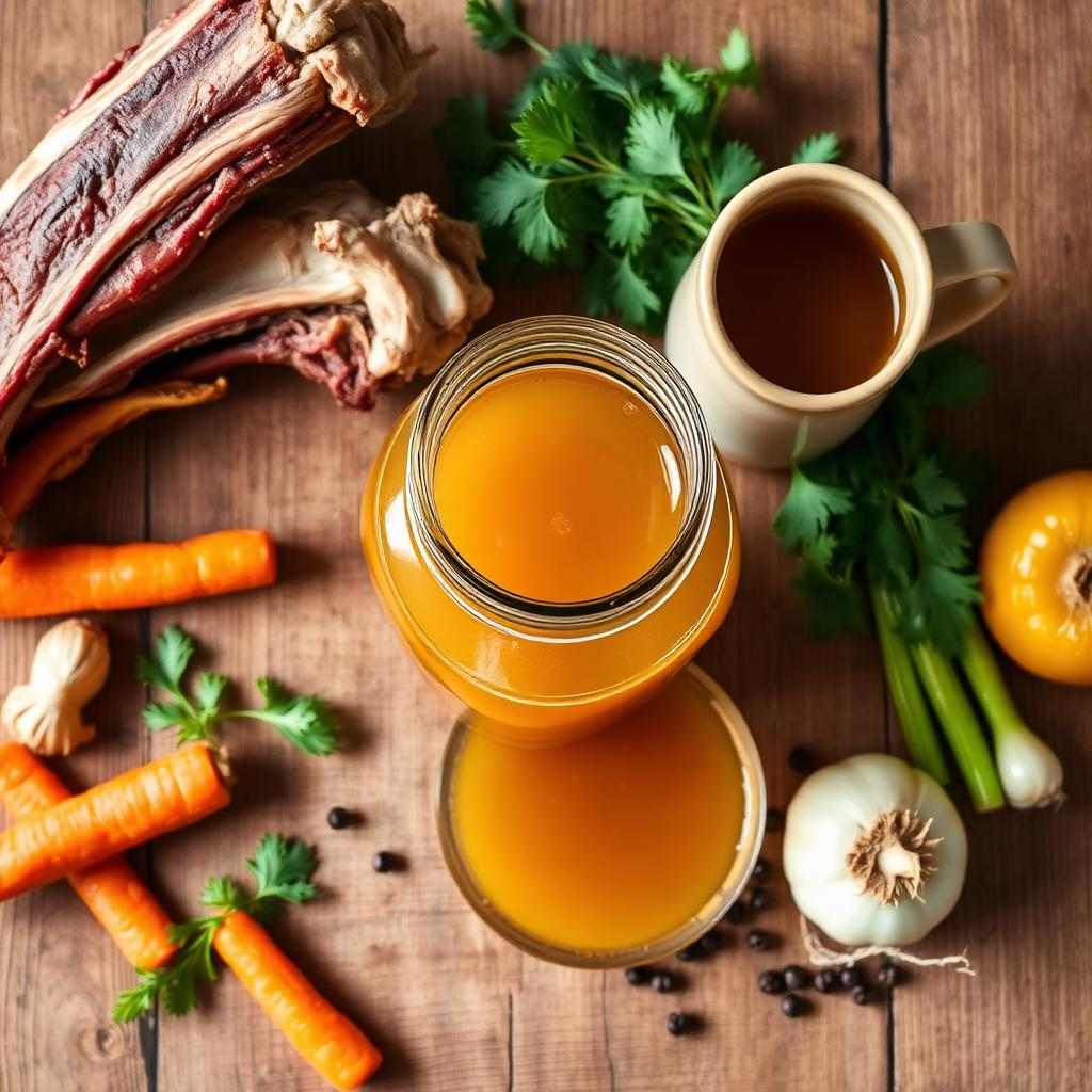 Halal Bone Broth Recipe Homemade Healthy