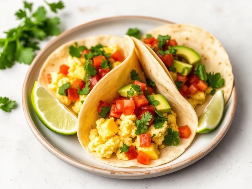 Halal Low Carb Cauliflower Breakfast Tacos Recipe