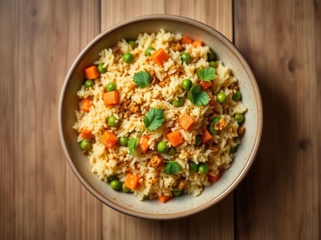 Halal Cauliflower Rice Biryani (Vegetarian Low Carb)