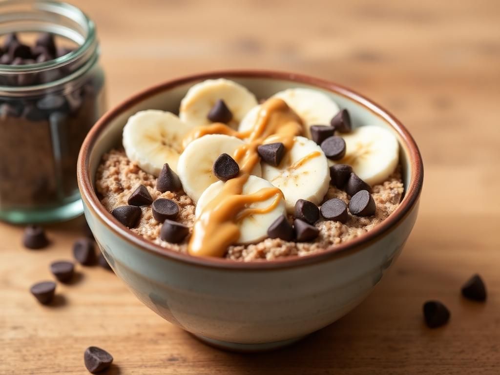 Halal Healthy Chocolate Peanut Butter Protein Oats Recipe
