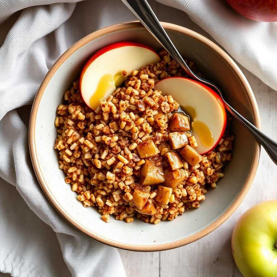 Halal Oven Baked Cinnamon Apple Breakfast Quinoa Recipe