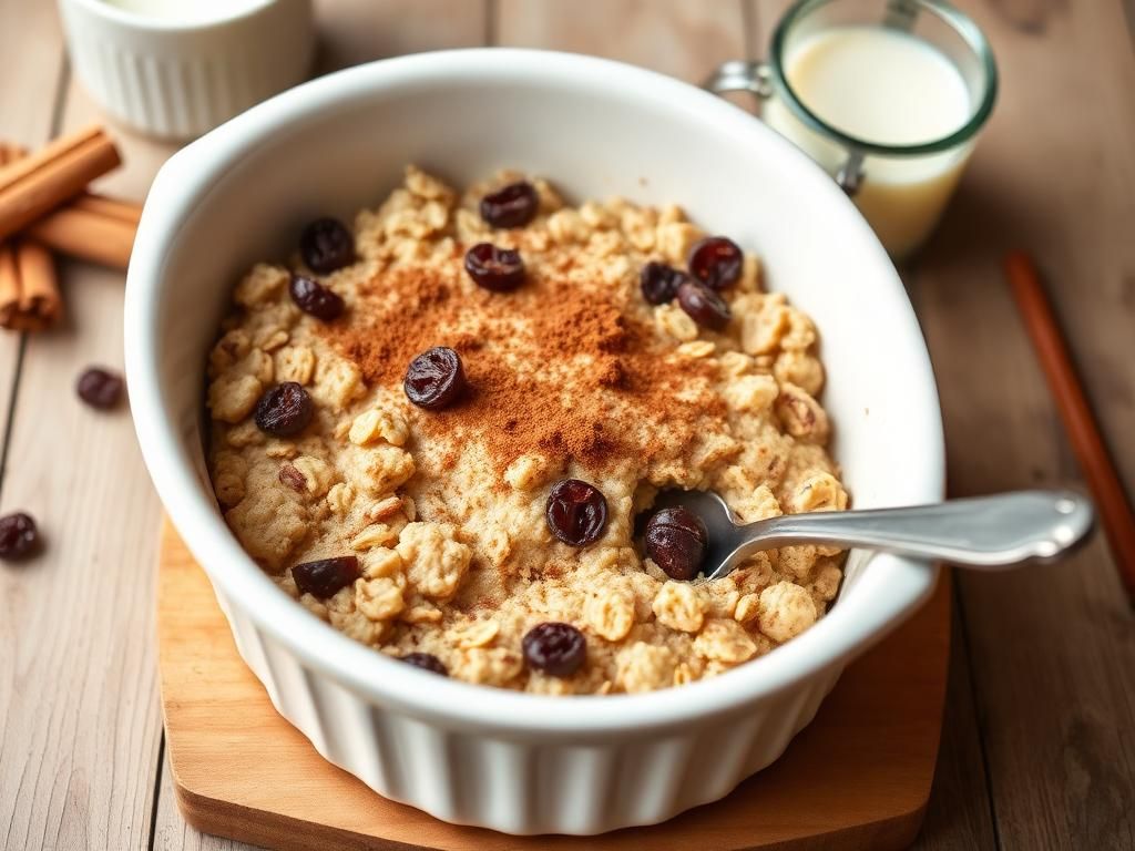 Halal Baked Cinnamon Raisin Oatmeal Recipe