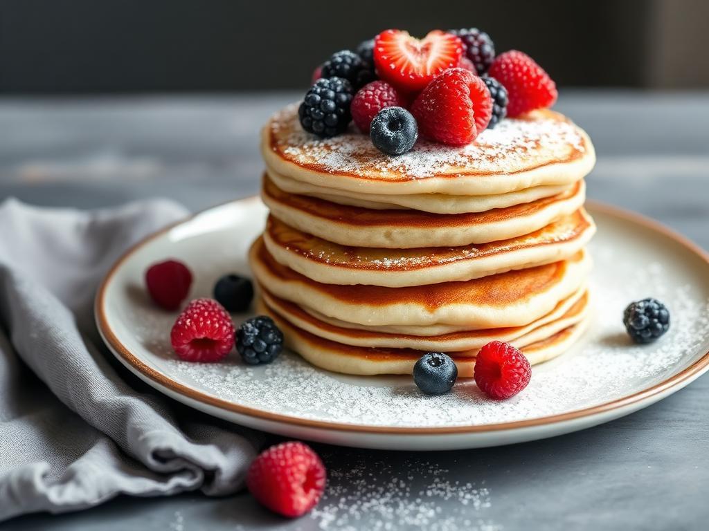 Halal Cottage Cheese Pancakes