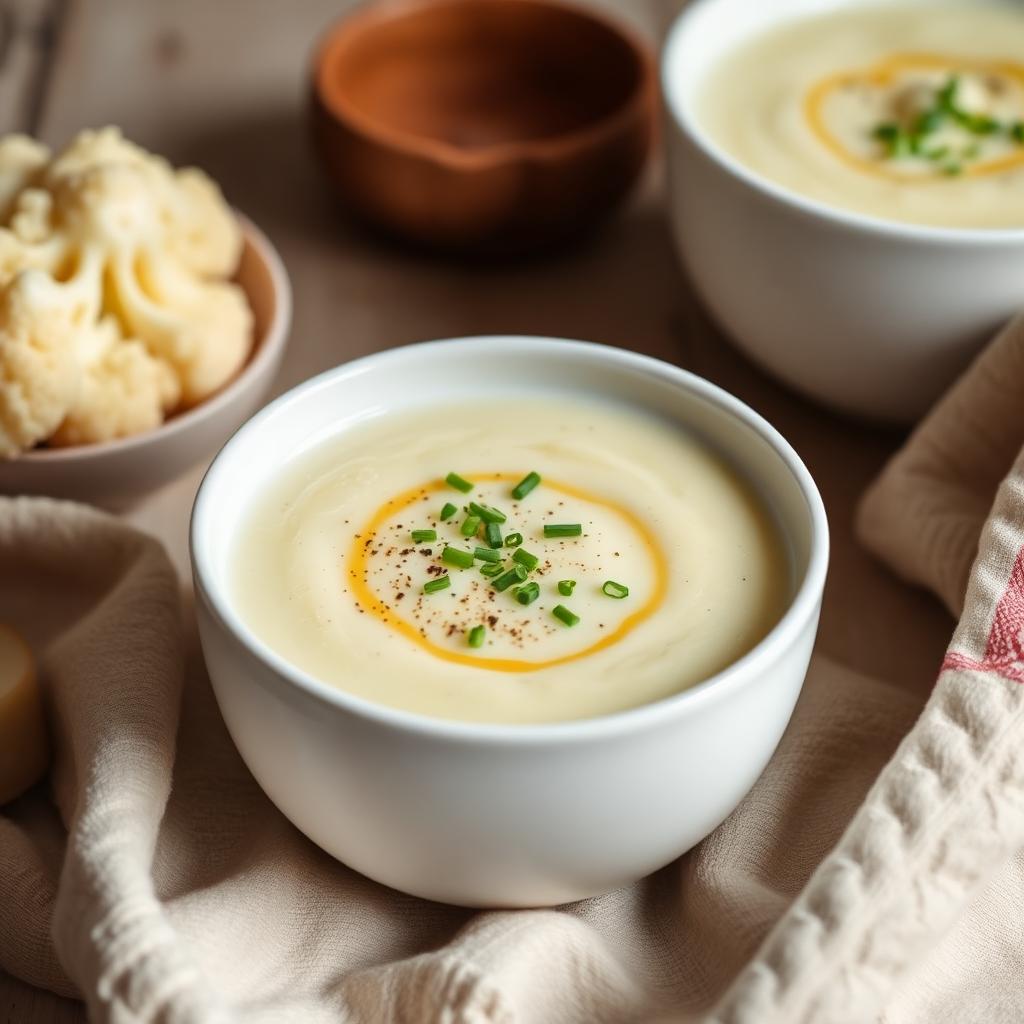 Halal Creamy Cauliflower Potato Soup