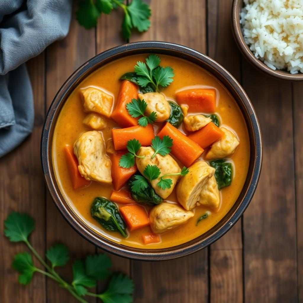 Halal Dairy Free Coconut Milk Chicken Curry Recipe