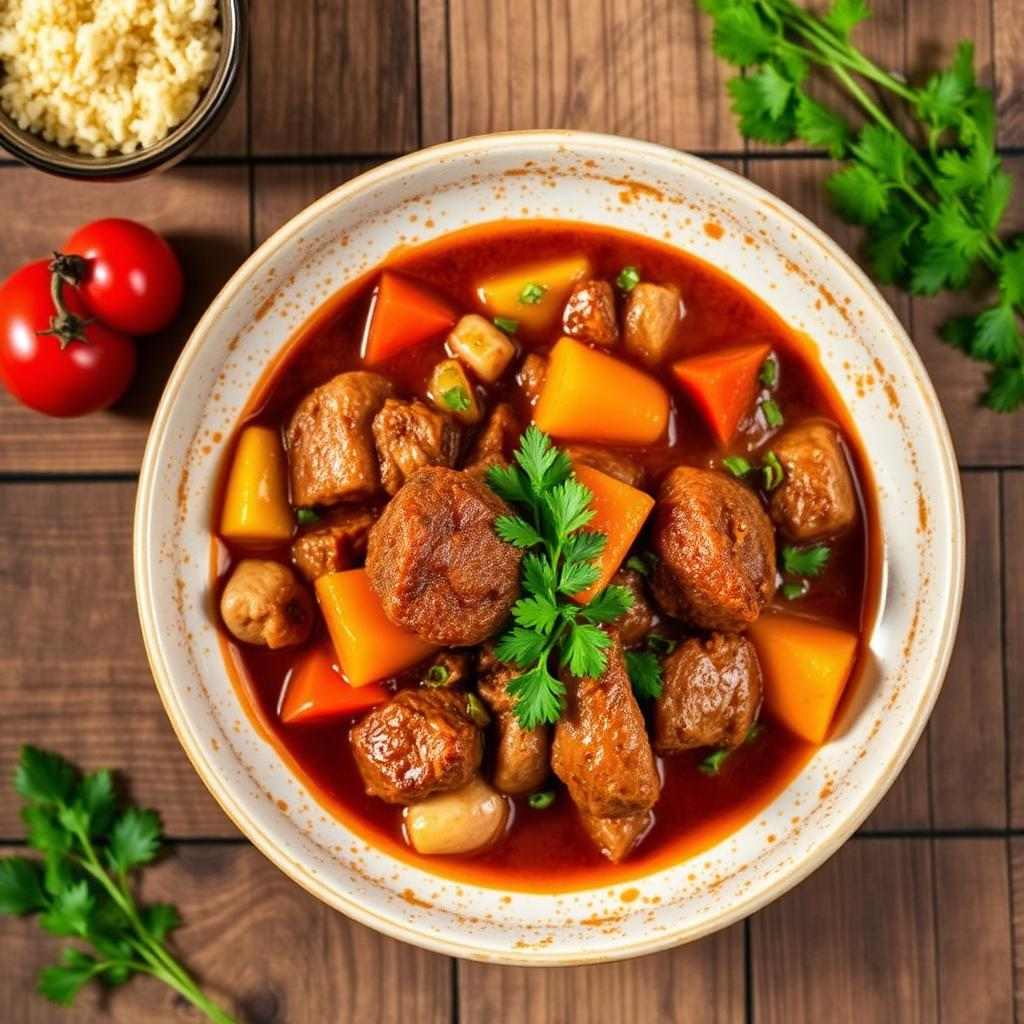 Halal Dairy Free Lamb Vegetable Stew Recipe