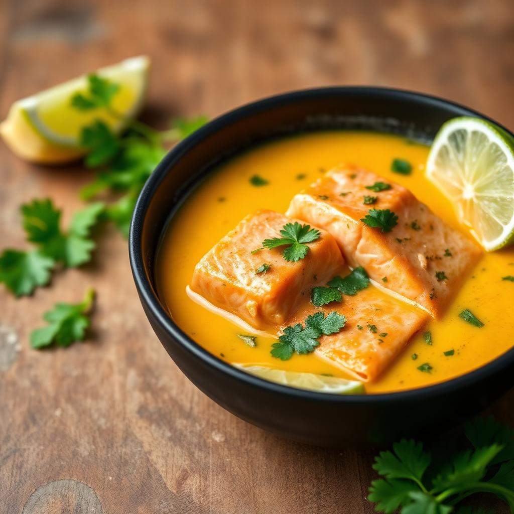 Halal Dairy Free Paleo Salmon Curry