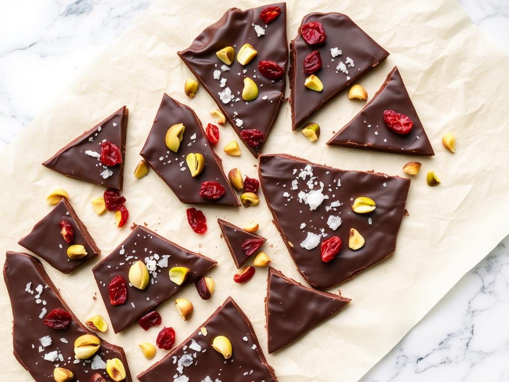 Halal Dark Chocolate Bark Recipe Healthy