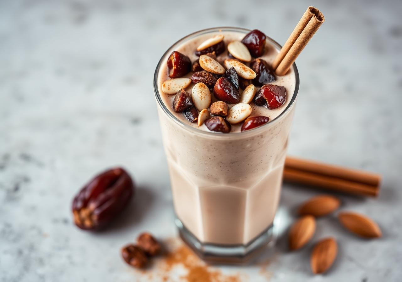 Halal Date Smoothie Recipe High Energy