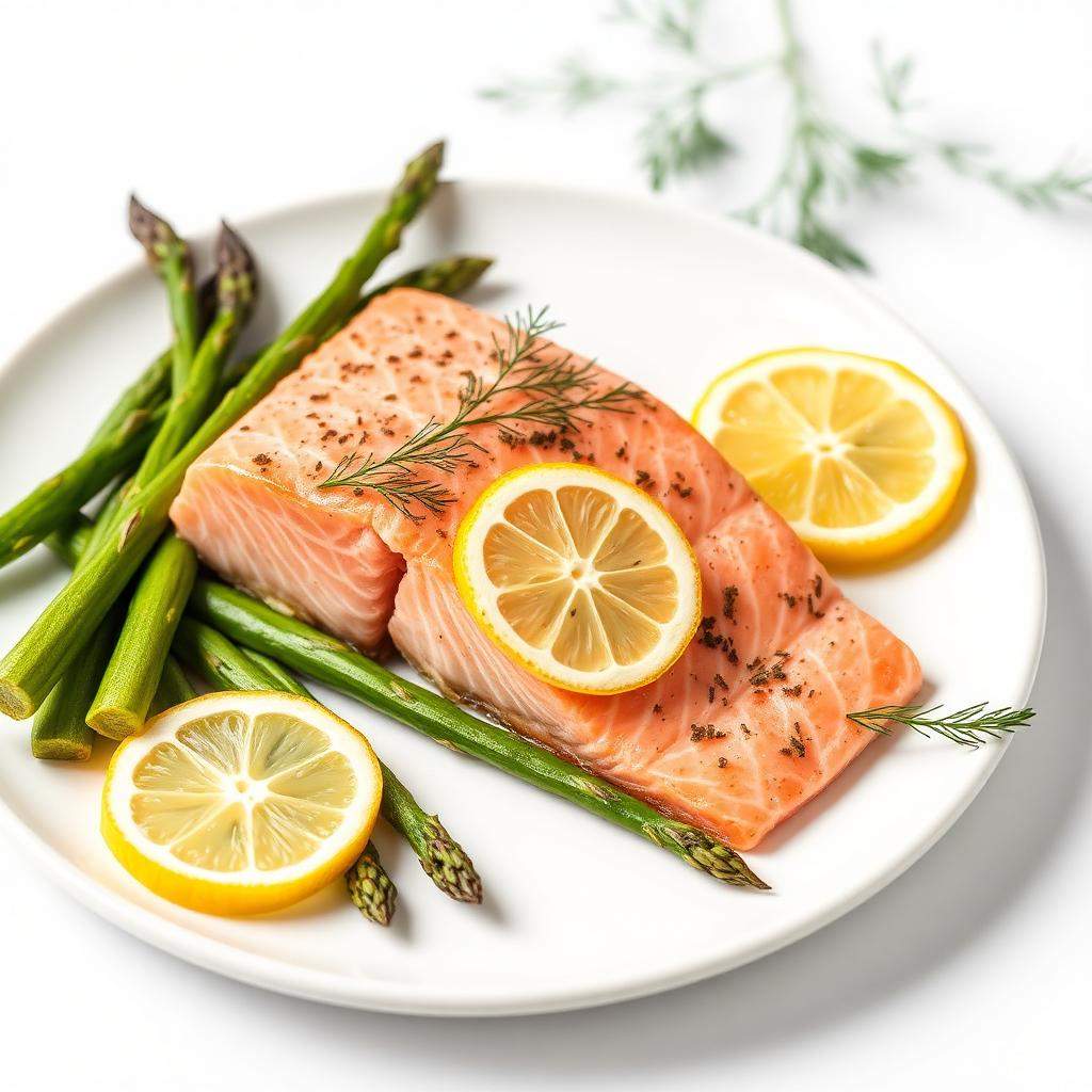 Halal Diabetic Friendly Baked Salmon