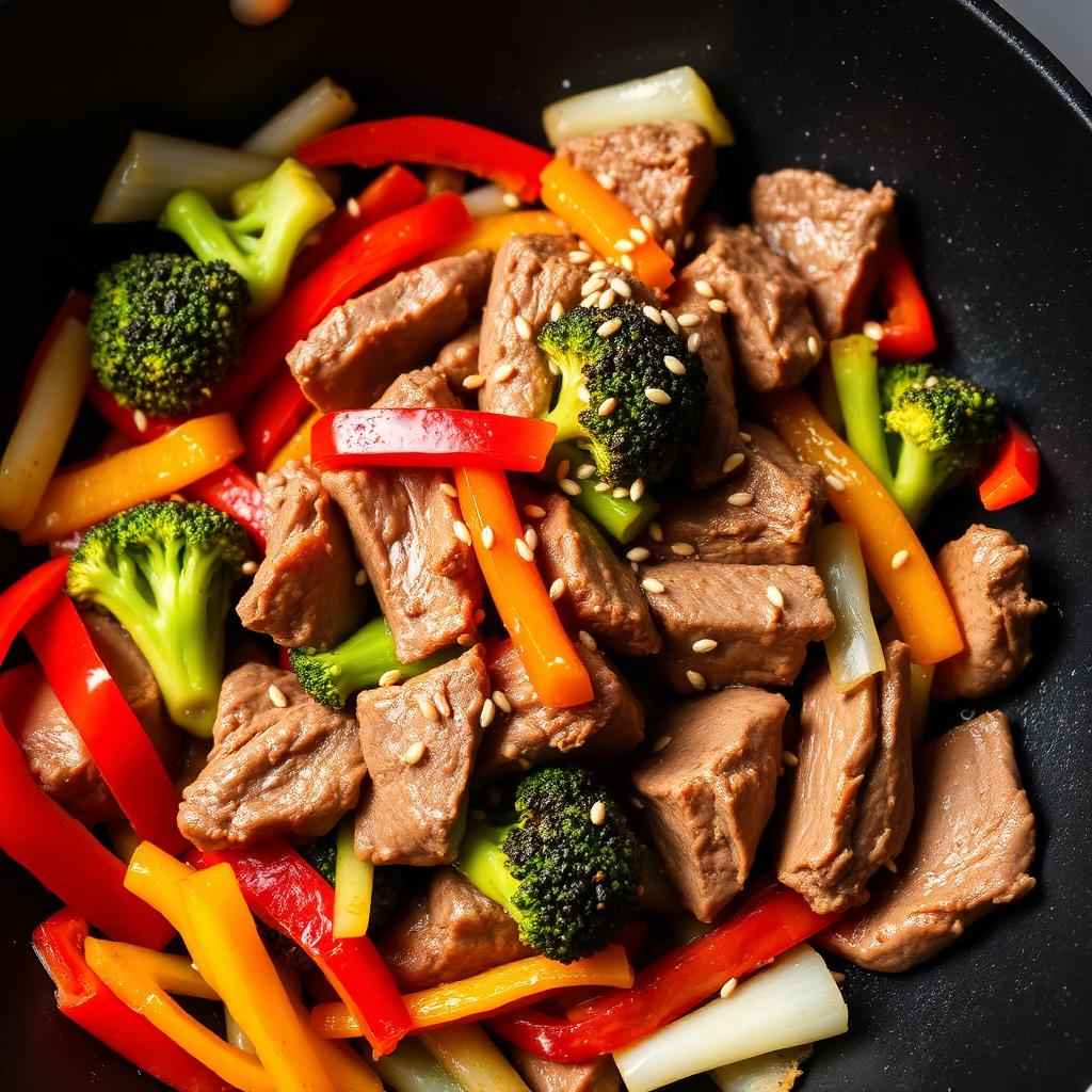 Halal Diabetic Friendly Beef Stir Fry