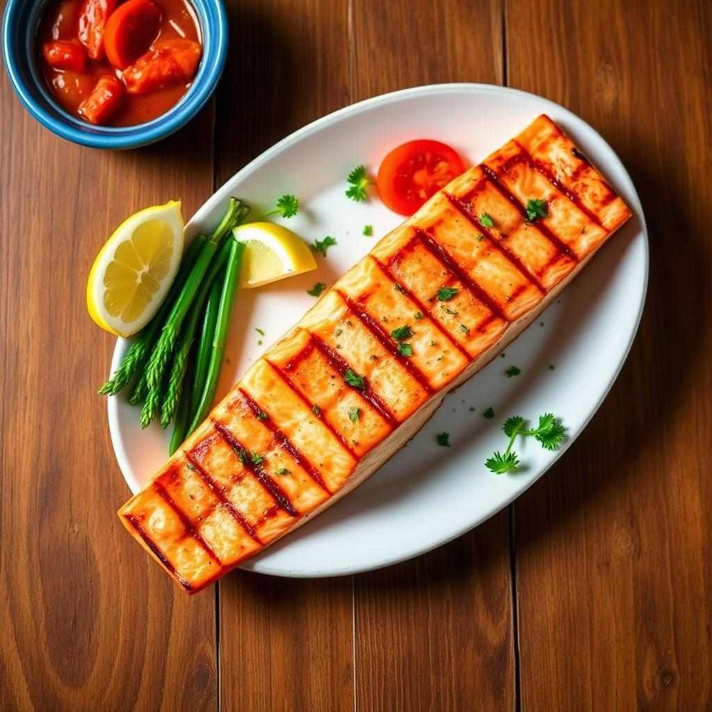 Halal Diabetic Friendly Grilled Salmon Recipe