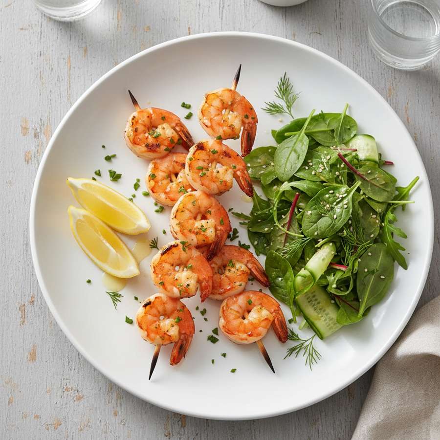 Halal Diabetic Friendly Grilled Shrimp