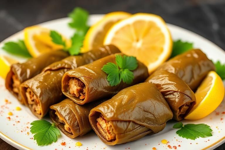 Halal Dolma Grape Leaves Recipe Healthy