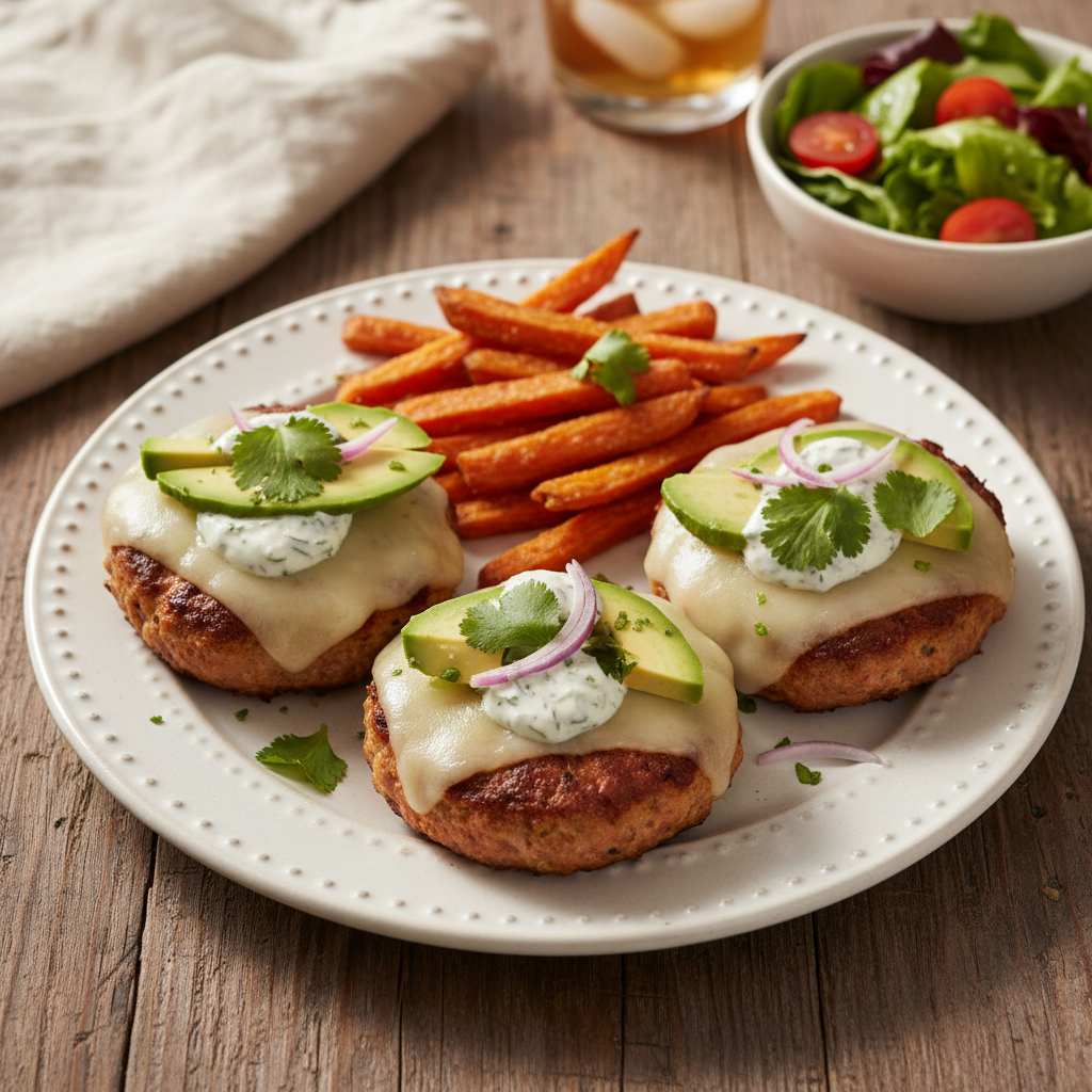 Halal Easy Air Fryer Turkey Burgers Recipe