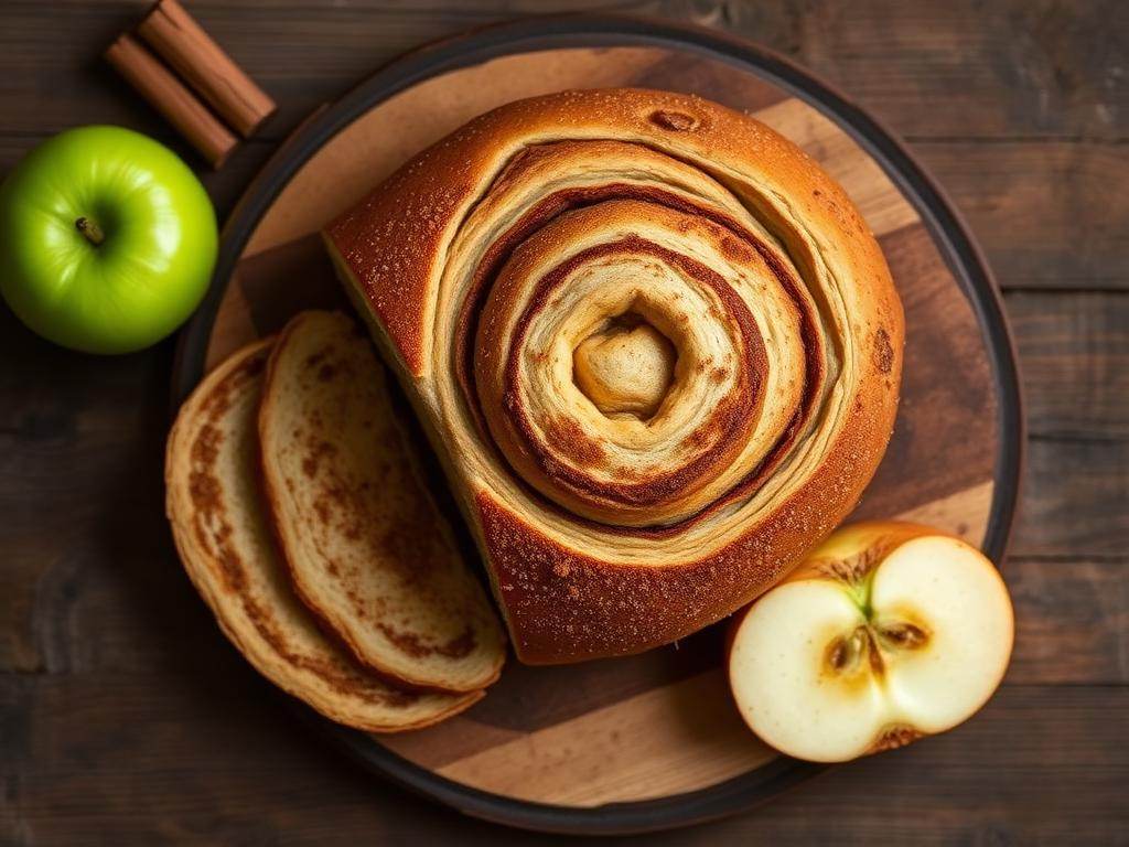 Halal Easy Apple Cinnamon Roll Bread Recipe