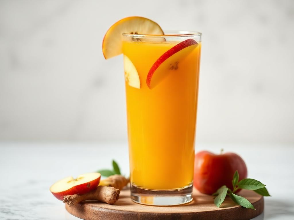 Halal Easy Apple Ginger Turmeric Drink Recipe